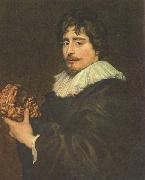 Anthony Van Dyck Portrat des Bildhauers Francois Duquesnoy oil painting